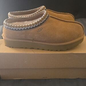 UGG Brown Slippers with Tan Sole